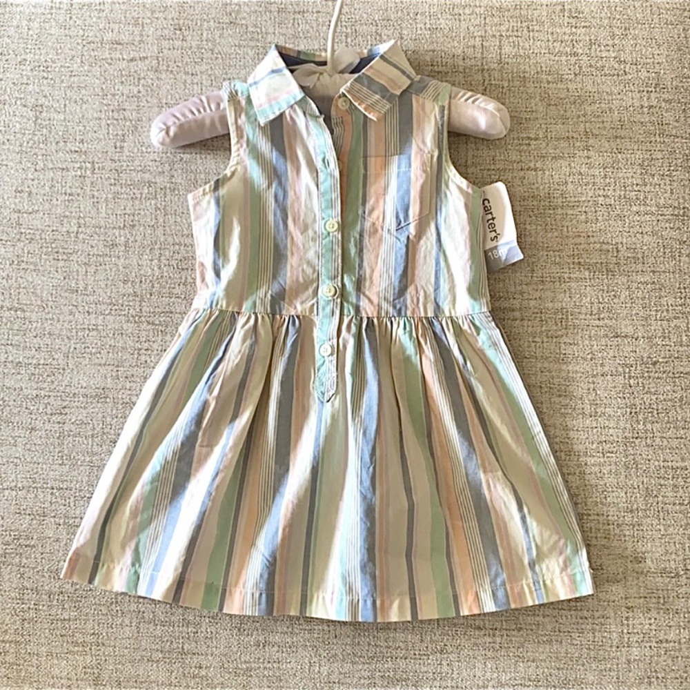 polo sleeveless shirt dress 18 months girls